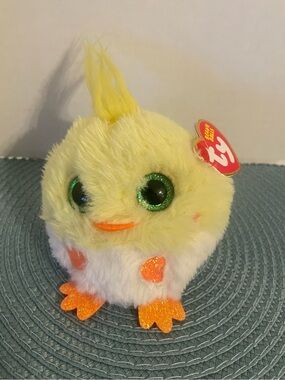 Ty Beanie Balls Eggy the Chick 42534 – Yellow Easter Plush with Hang Tag